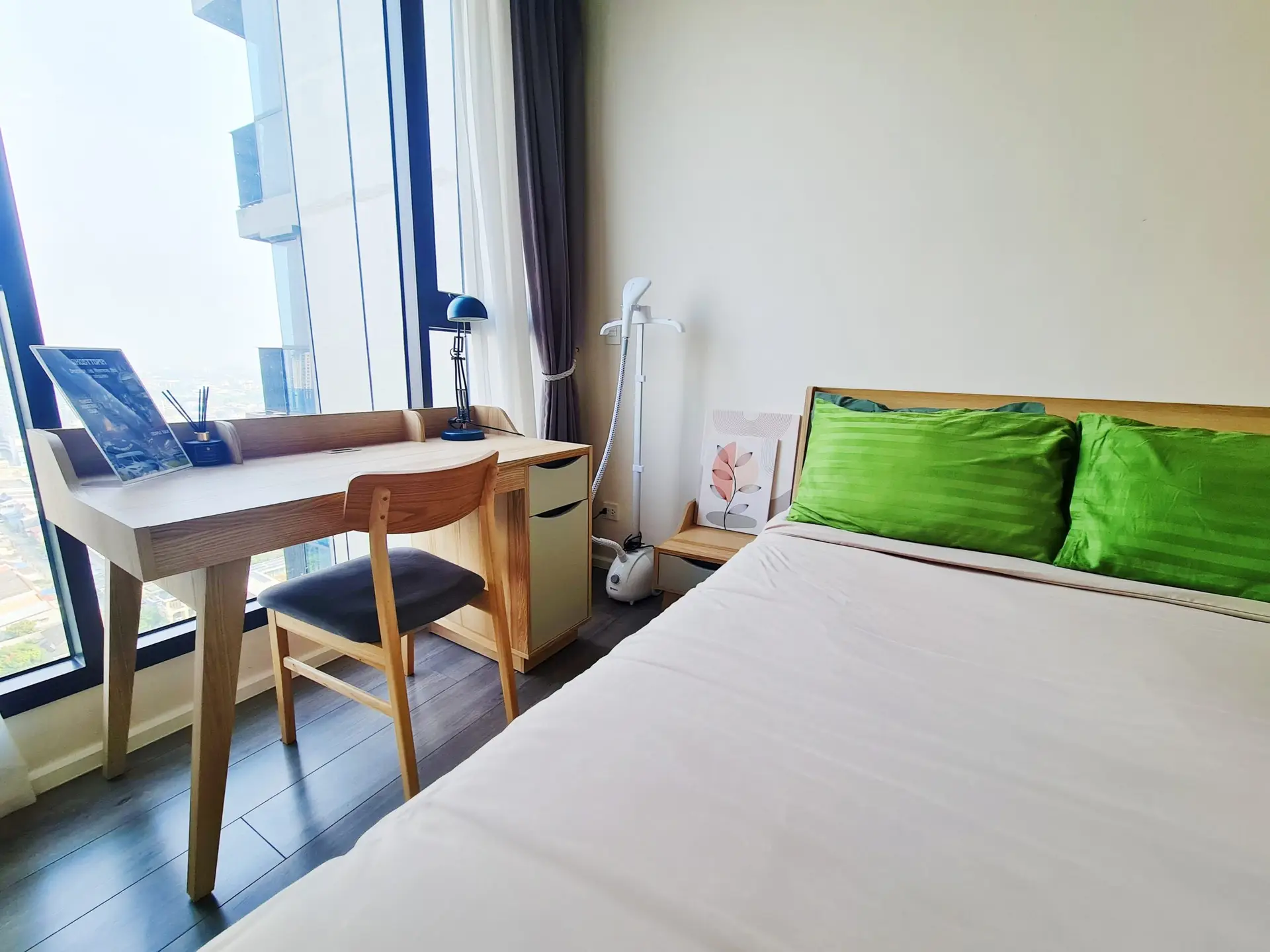 22th Flr/Cozy Bedroom/Fully Equipped/Netflix/Work Desk