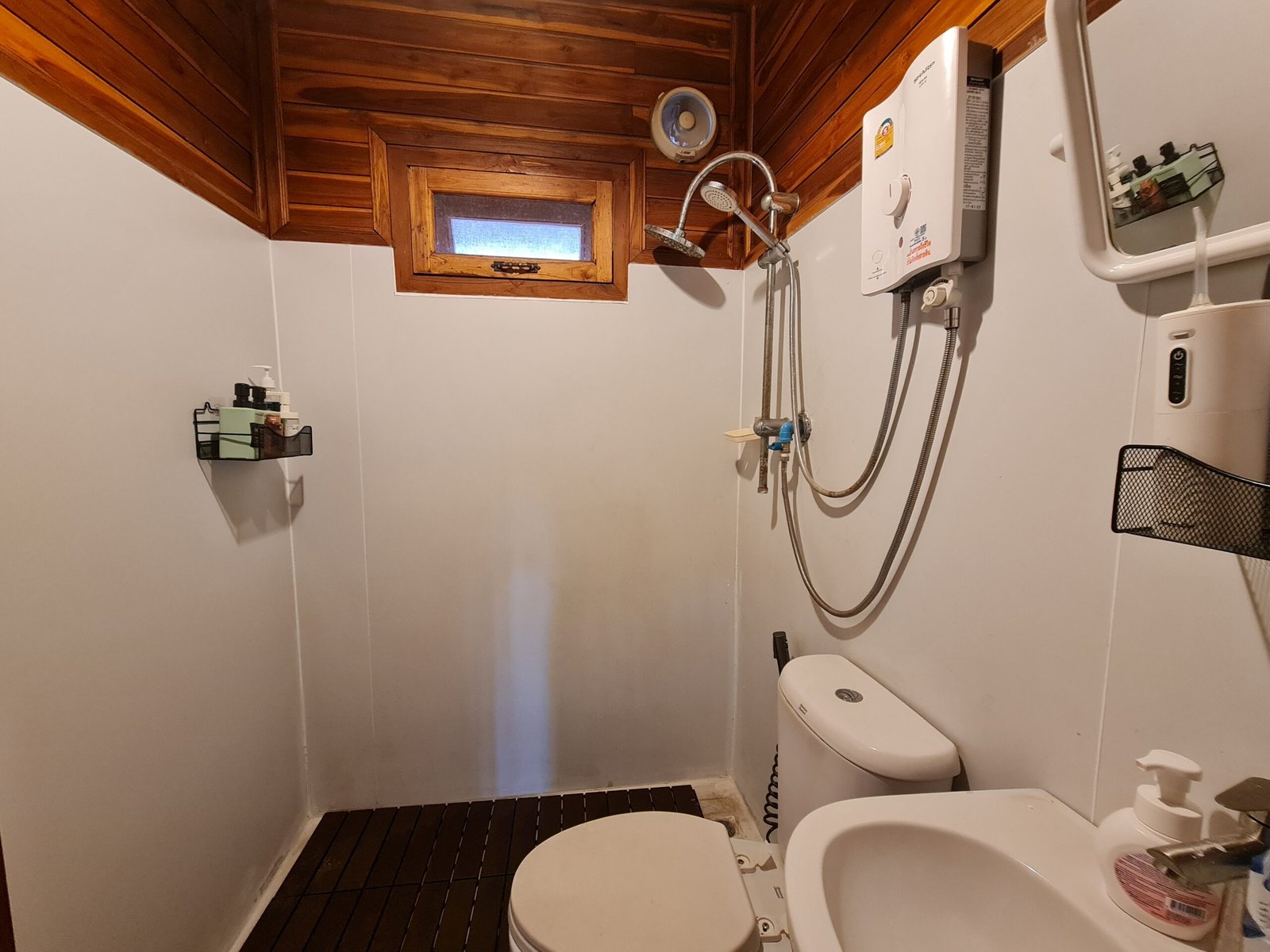 Wooden House Bathroom